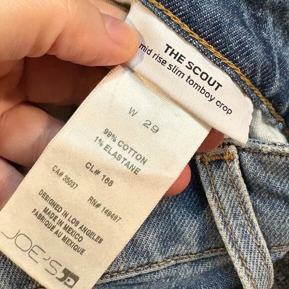Joe's Jeans The Scout Mid Rise Slim Tomboy Crop jeans - Picture 5 of 5